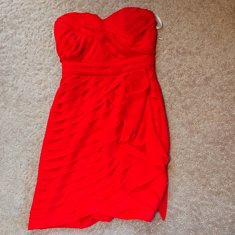 GB red semi formal dress